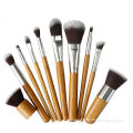 High quality bamboo cosmetic brush,available in various color,Oem orders are welcome